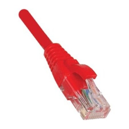 Weltron 2Ft Red Cat6 Snagless Patch Cable 90-C6CB-RD-002